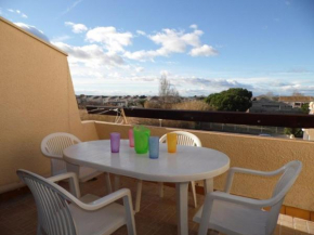 Charmant Studio Cabine Mezzanine avec Terrasse et Piscine à Marseillan - 6 Couchages - FR-1-326-437